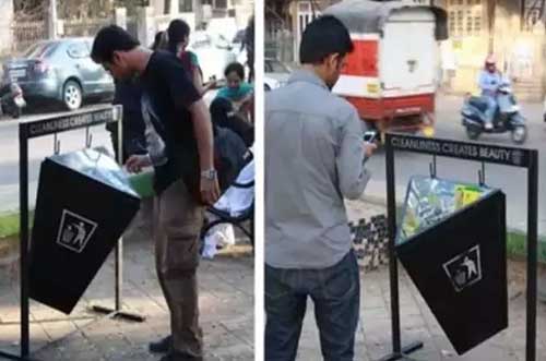 創意垃圾桶,讓城市更美好