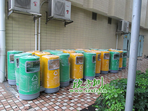 珠海小區(qū)玻璃鋼垃圾桶,有保障的玻璃鋼分類垃圾桶